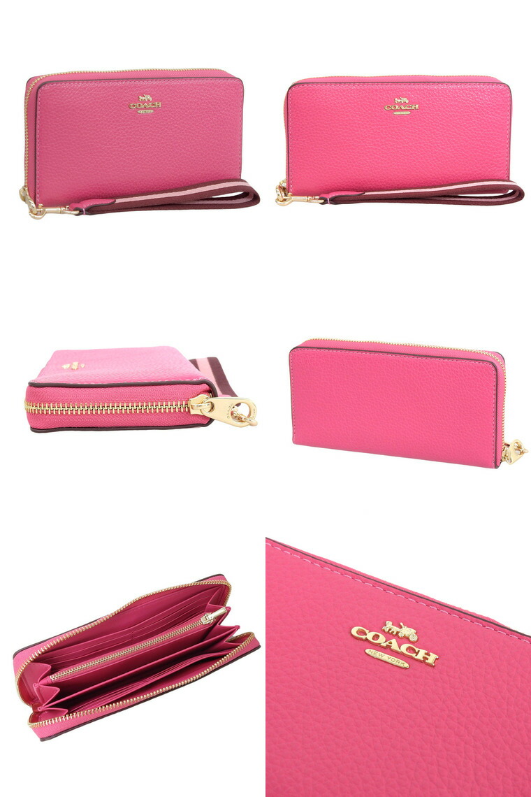 楽天市場】コーチ COACH LONG ZIP AROUND WALLET 長財布 財布 レザー