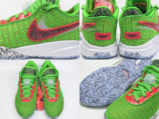 楽天市場】NIKE LEBRON XX 20 GS GREEN APPLE/REFLECT SILVER ナイキ
