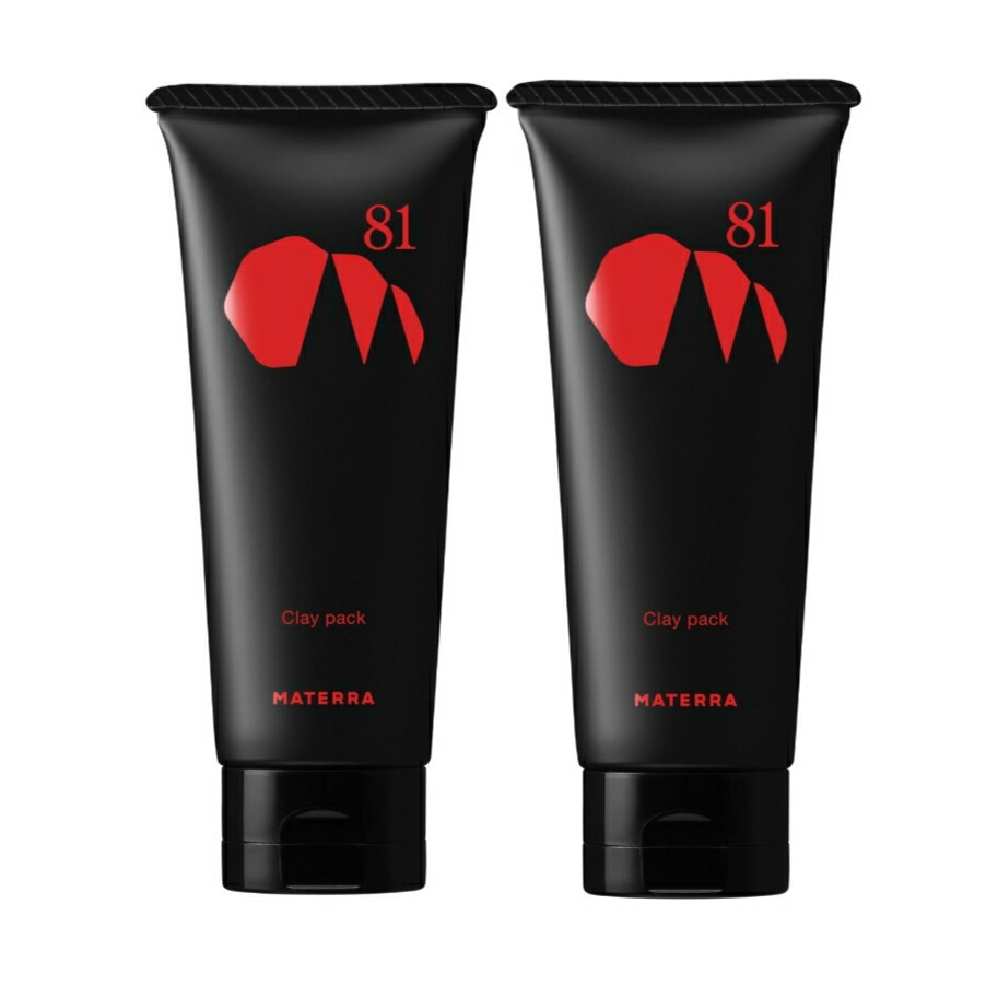 楽天市場】MATERRA81（マテラ81）クレイパック 2本セット 360g