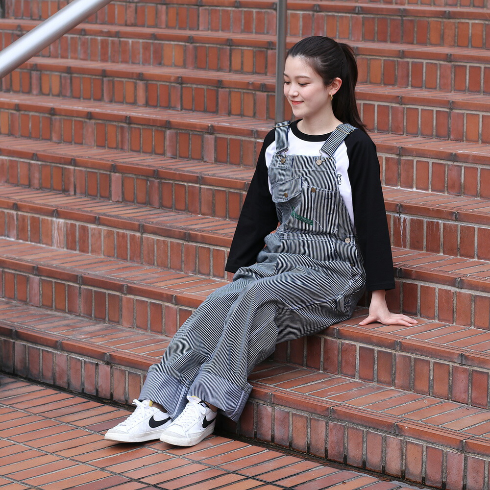 楽天市場】裾上げ無料 KEY INDUSTRIES,INC. ヒッコリー オーバーオール