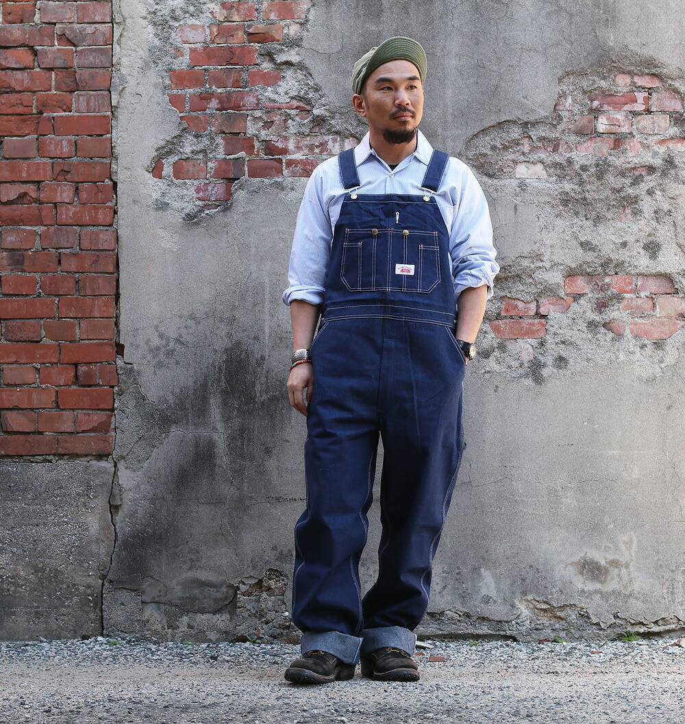 楽天市場】裾上げ無料 ROUND HOUSEオーバーオール ローバックタイプ