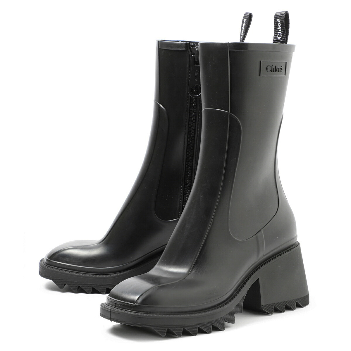 楽天市場】クロエ Chloe レインブーツ ブラック レディース 大きい