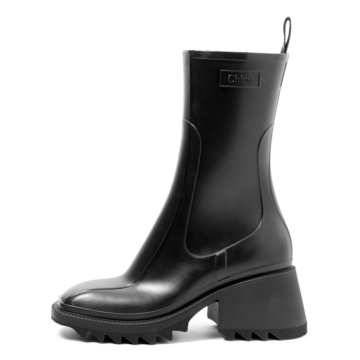 楽天市場】クロエ Chloe レインブーツ ブラック レディース 大きい