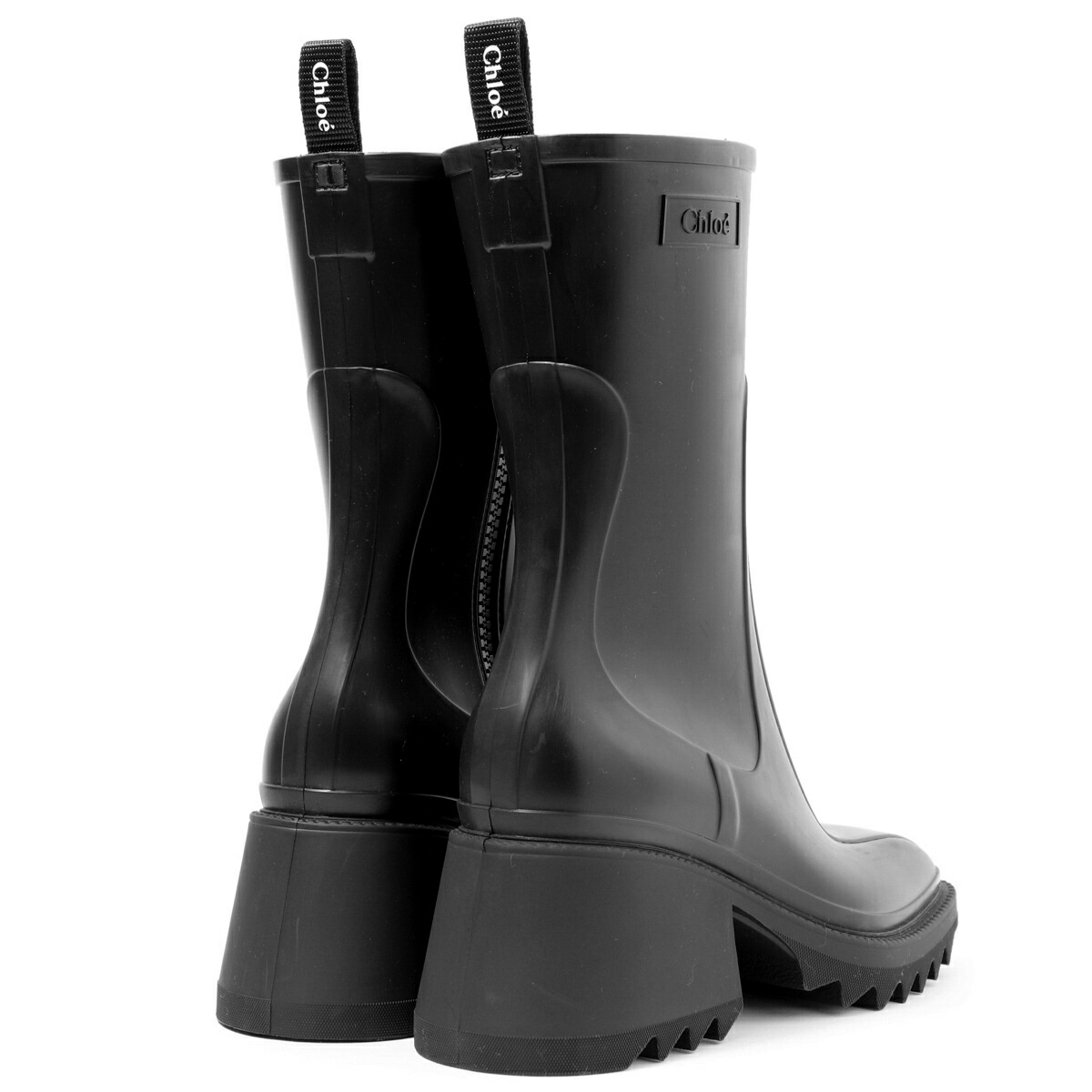 楽天市場】クロエ Chloe レインブーツ ブラック レディース 大きい