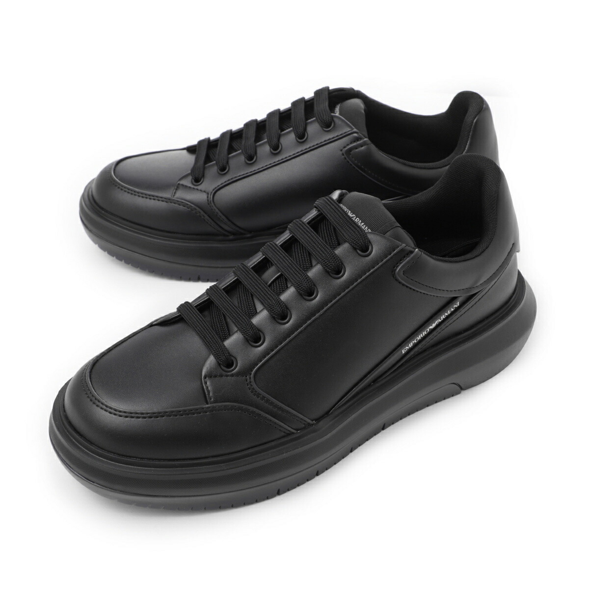 楽天市場】エンポリオアルマーニ EMPORIO ARMANI スニーカー ブラック