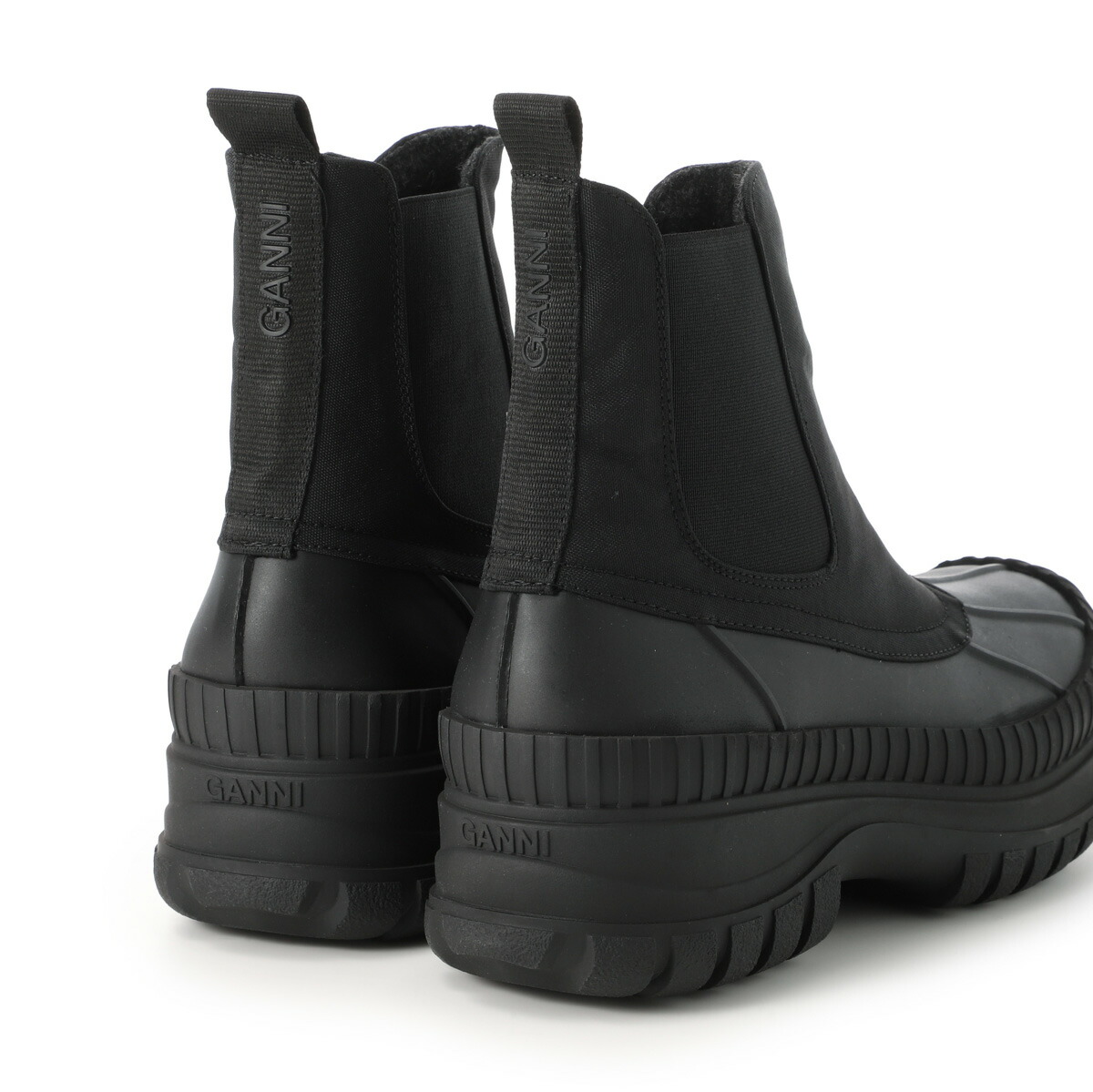 楽天市場】ガニー GANNI チェルシーブーツ ブラック レディース s2273