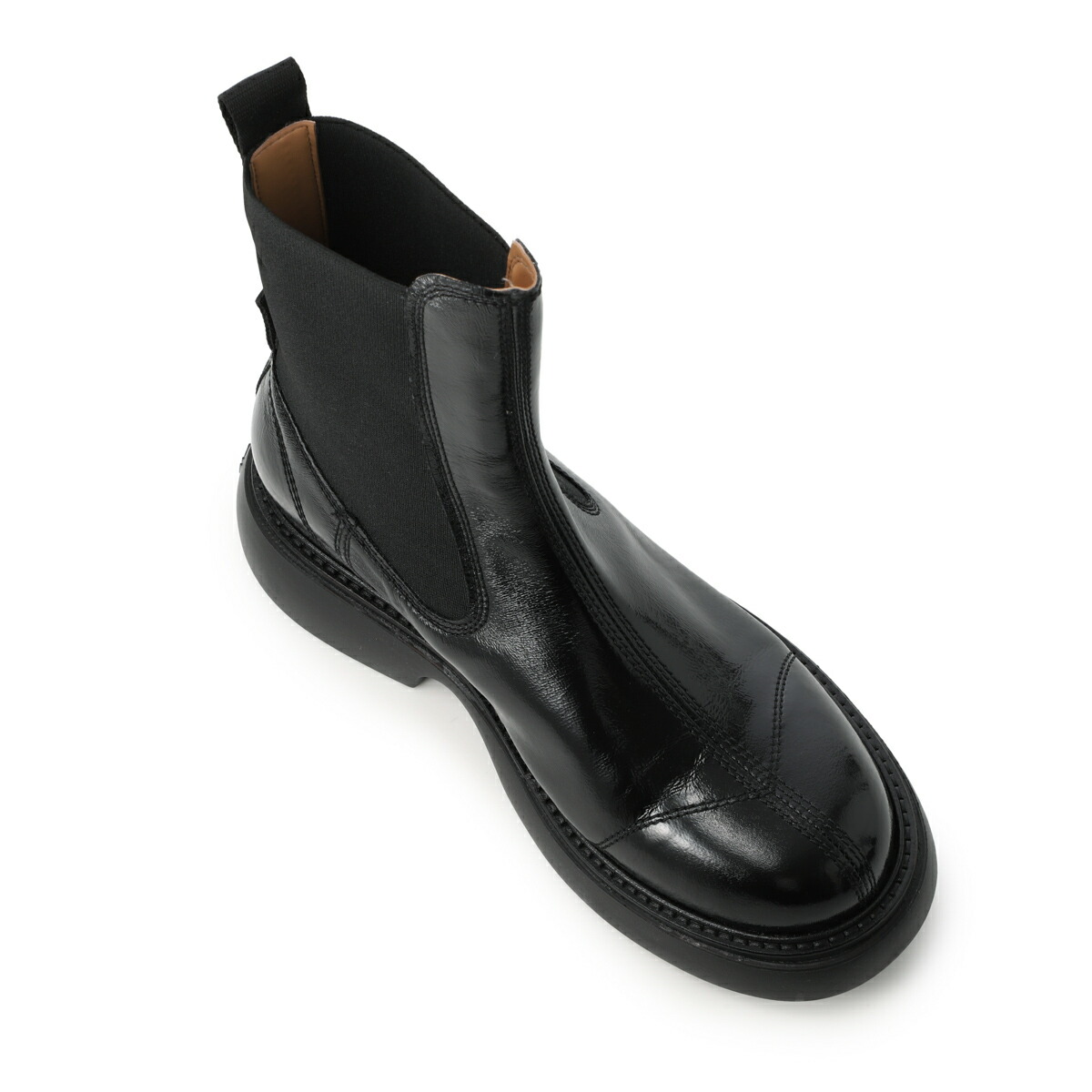 楽天市場】ガニー GANNI チェルシーブーツ ブラック レディース 大きい