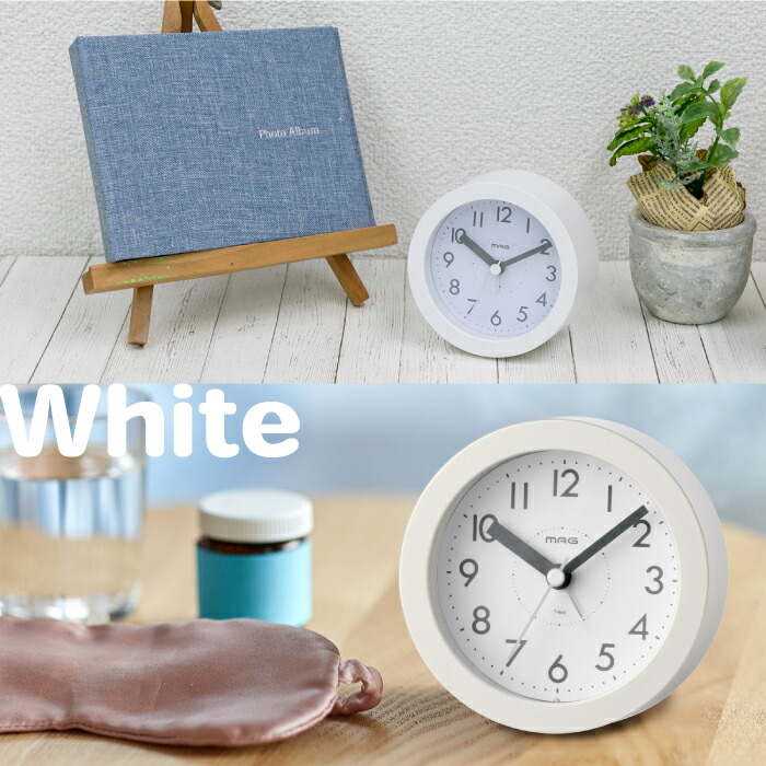 楽天市場】目覚まし時計 アナログ おしゃれ 【選べる特典付】 アラーム