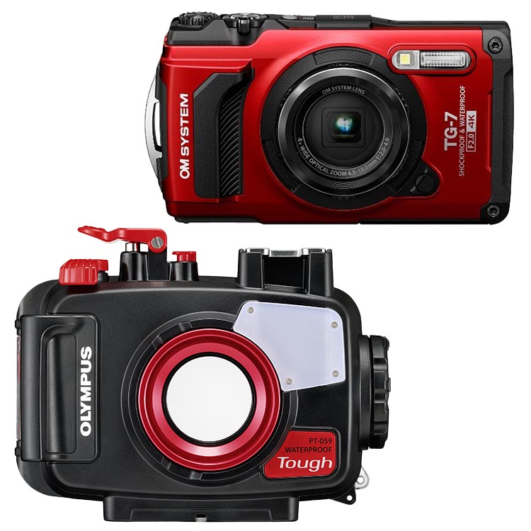 楽天市場】[ OM SYSTEM ] Tough TG-7 + PT-059 水中カメラセット