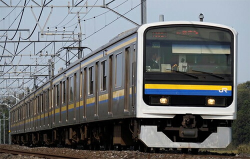 楽天市場】209-2100系通勤電車（房総色・4両編成）セット （4両