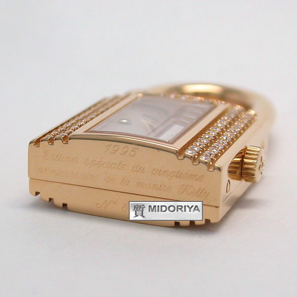 楽天市場】【緑屋質屋】エルメス ケリーウォッチ ダイヤベゼル 1995年