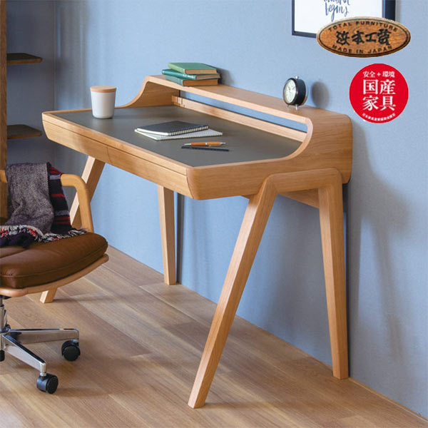 楽天市場】学習机 幅112cm 浜本工芸 NO49 4984デスク(ナチュラルオーク