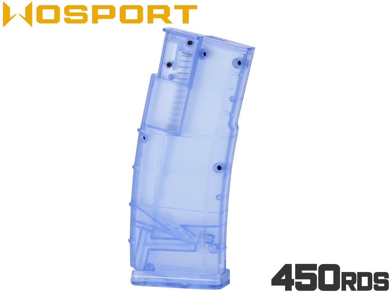 楽天市場】WoSporT P-MAG型 BBローダー 450Rds◇ブルー Pマグ風 BB弾