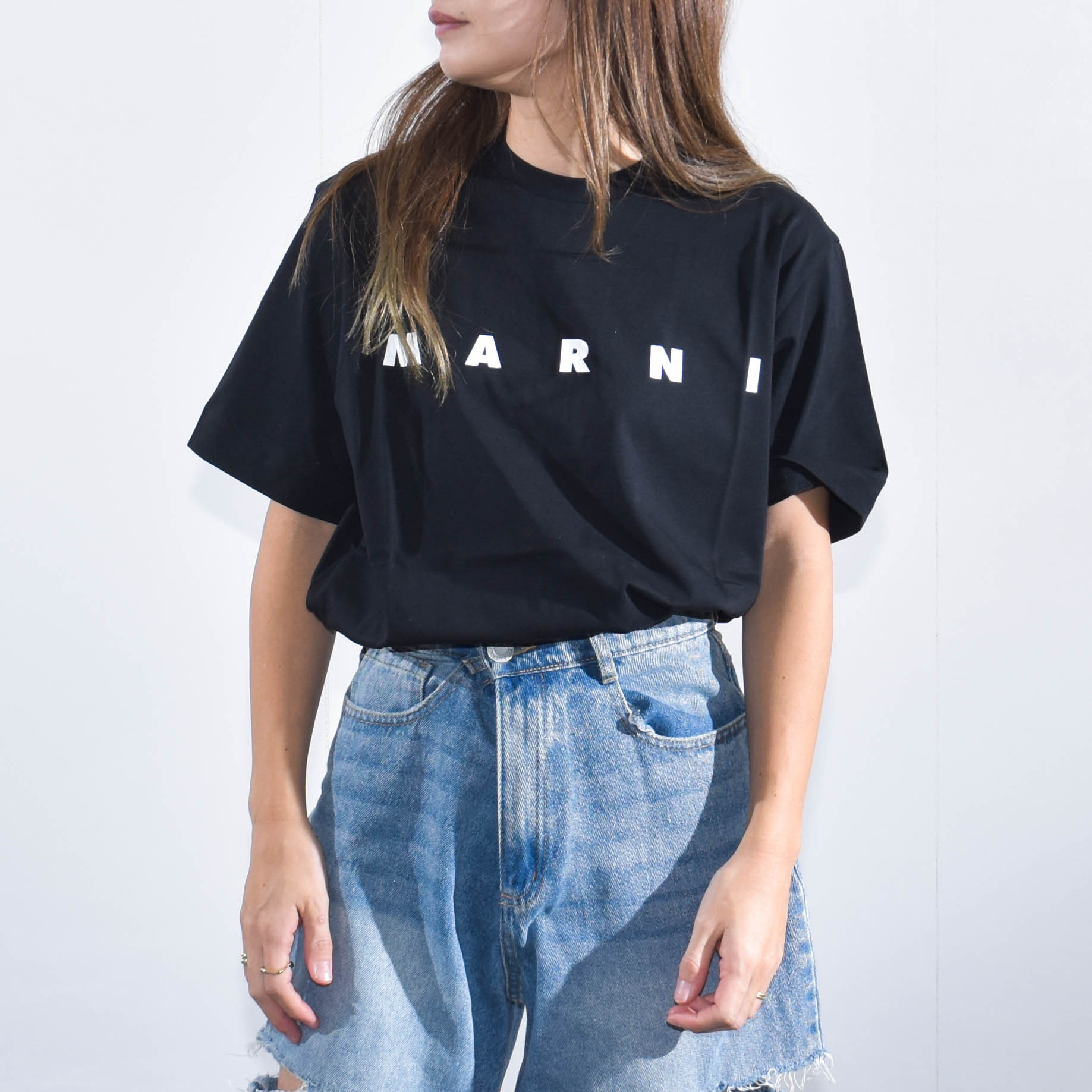 楽天市場】マルニ Tシャツ レディース ロゴ 半袖 ブランド 親子リンク