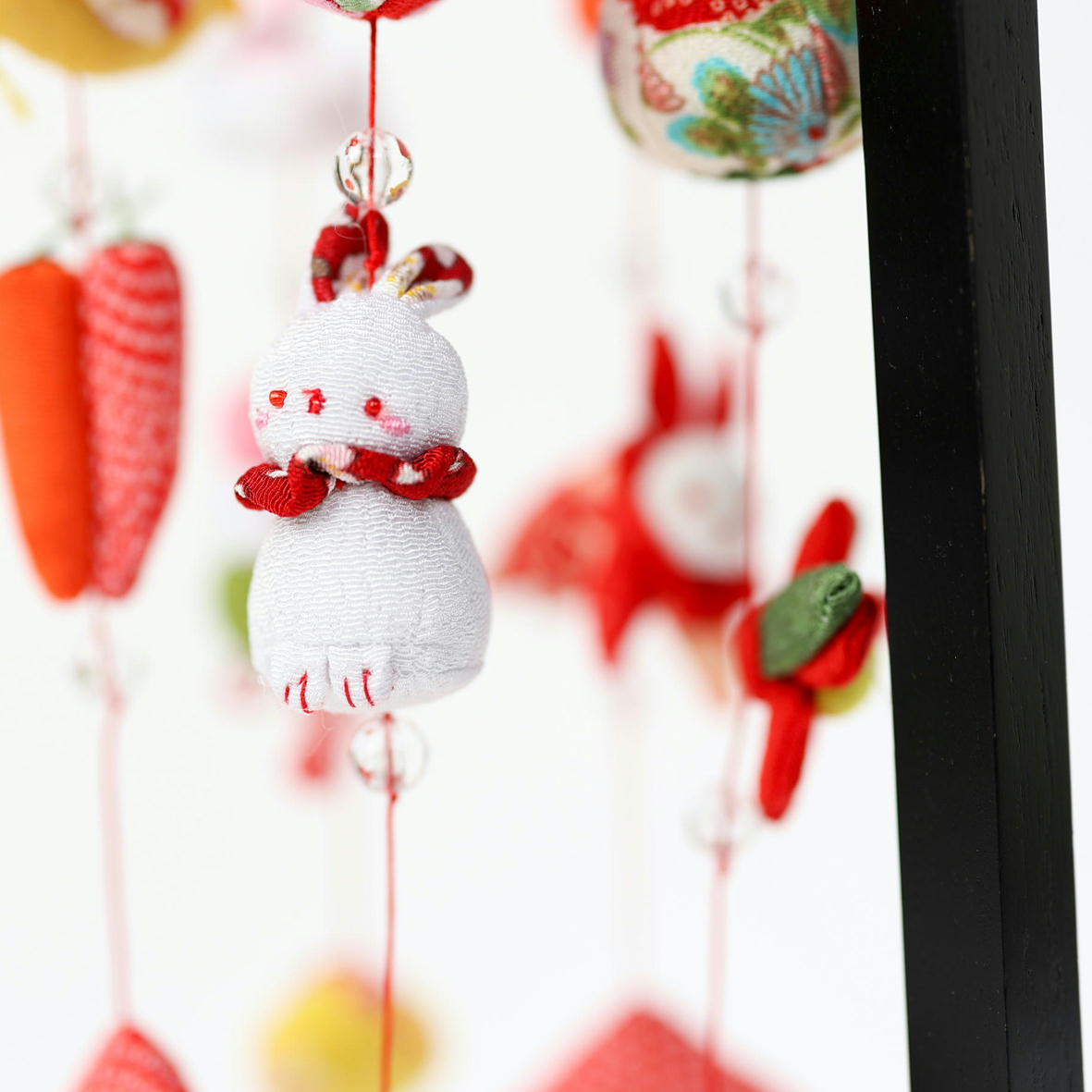 楽天市場】吊るし飾り つるし雛 つるし飾り さげもん 【5連 祝いうさぎ