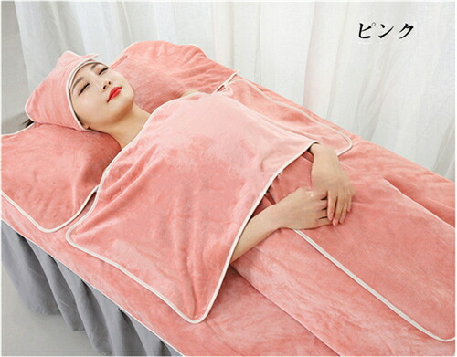 エステ☆ラップガウン5枚☆フェイスタオル10枚☆ローズピンク 楽天市場