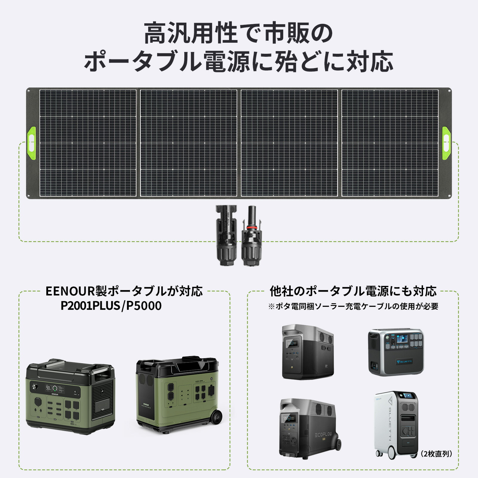 楽天市場】【限定P15倍で46,742円相当】EENOUR ソーラーパネル 400W