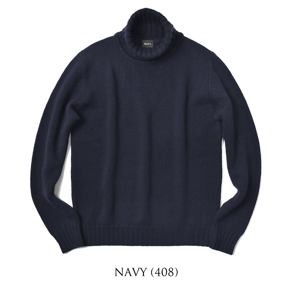 楽天市場】バフィー BAFY 4502 タートルネック ニット 5G ミドルゲージ