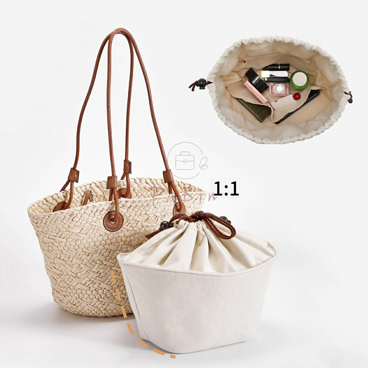 楽天市場】ロエベ カゴ バッグ 巾着の通販