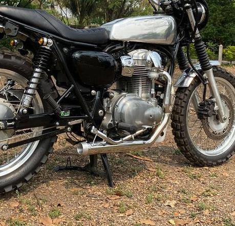 楽天市場】W650 2-1 フルエキゾーストマフラー ショート オメガ