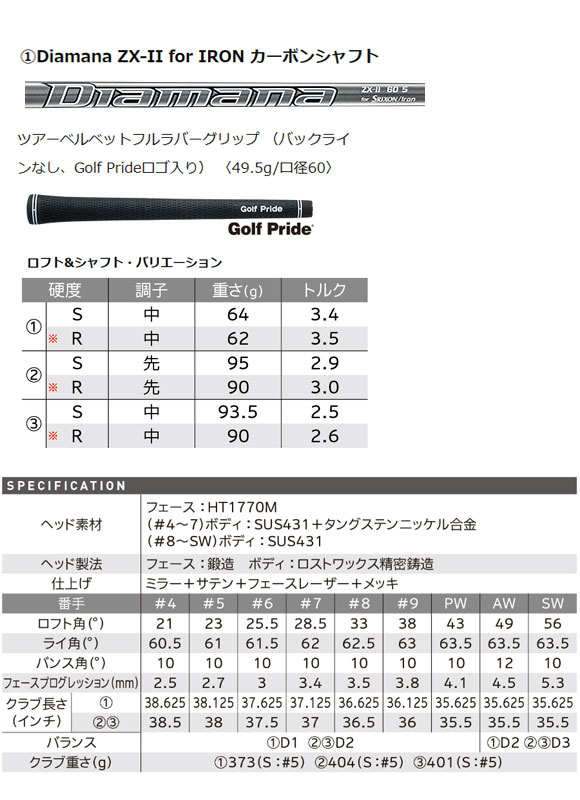 楽天市場】ダンロップ スリクソン 2023 ZX4 Mk II アイアン 6本セット