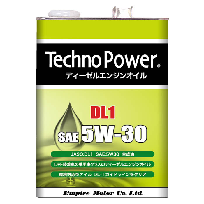 楽天市場】TechnoPower テクノパワーエンジンオイル DL1 5W30 4L TP