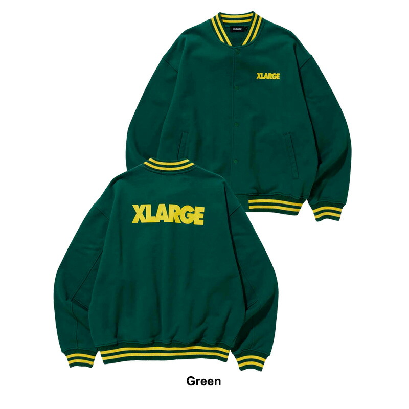 楽天市場】エクストララージ メンズ スタジャン XLARGE SWEAT VARSITY