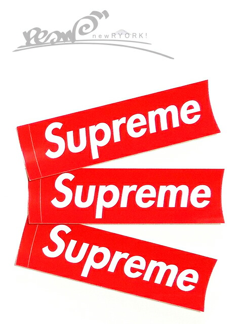 楽天市場】【送料無料】【ステッカー・レッド】Supremeシュプリーム