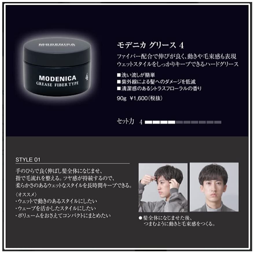 楽天市場】ナカノ モデニカ グリース 4 ファイバータイプ 中野製薬