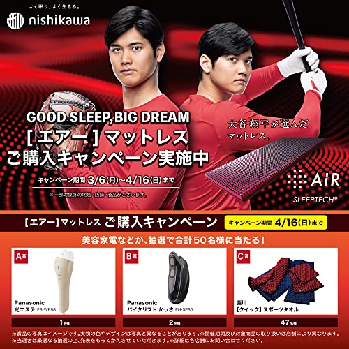 楽天市場】nishikawa 西川 エアーポータブル モバイルマットスリム