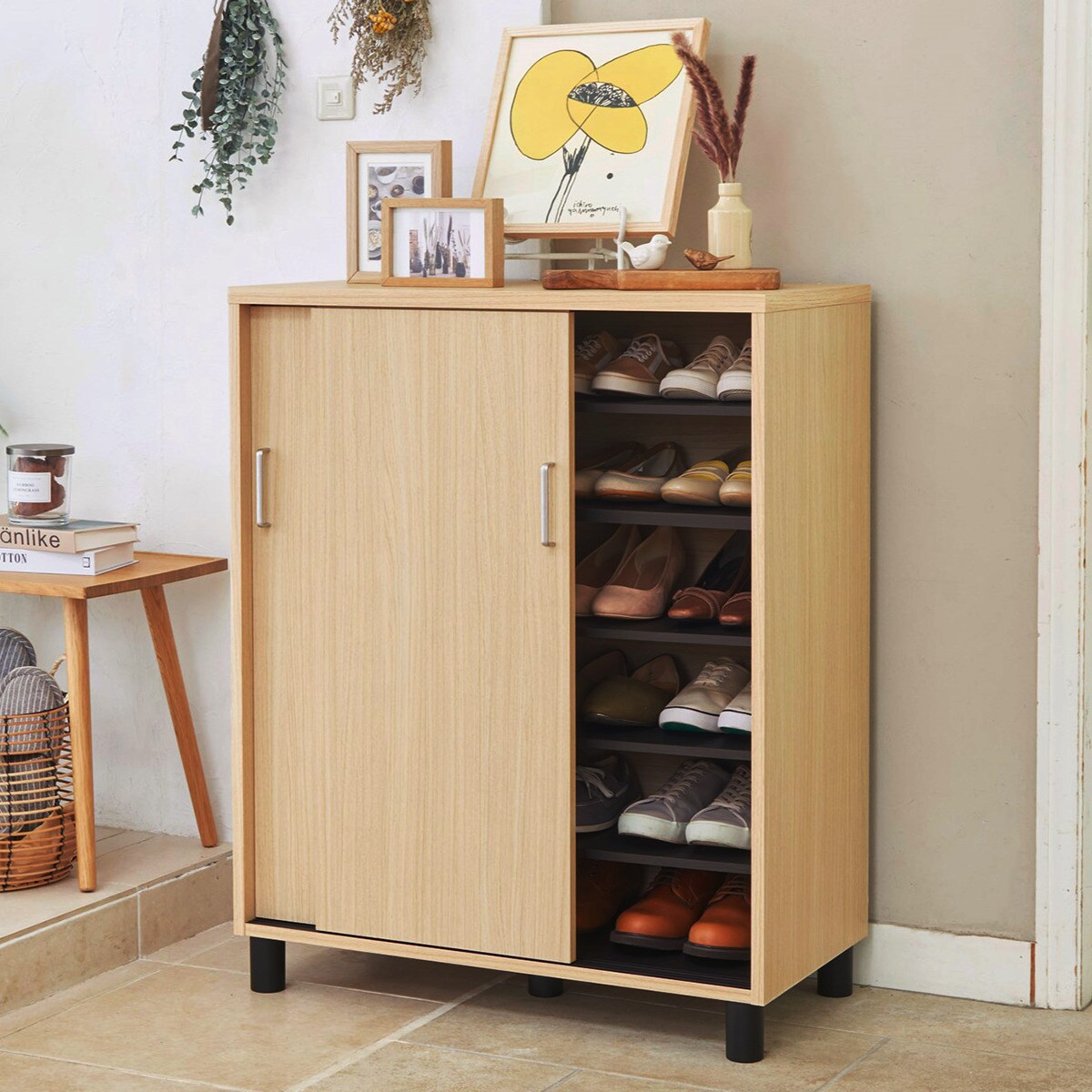 楽天市場】シンプルシューズボックス (FUL 幅80cm) ニトリ 【メーカー