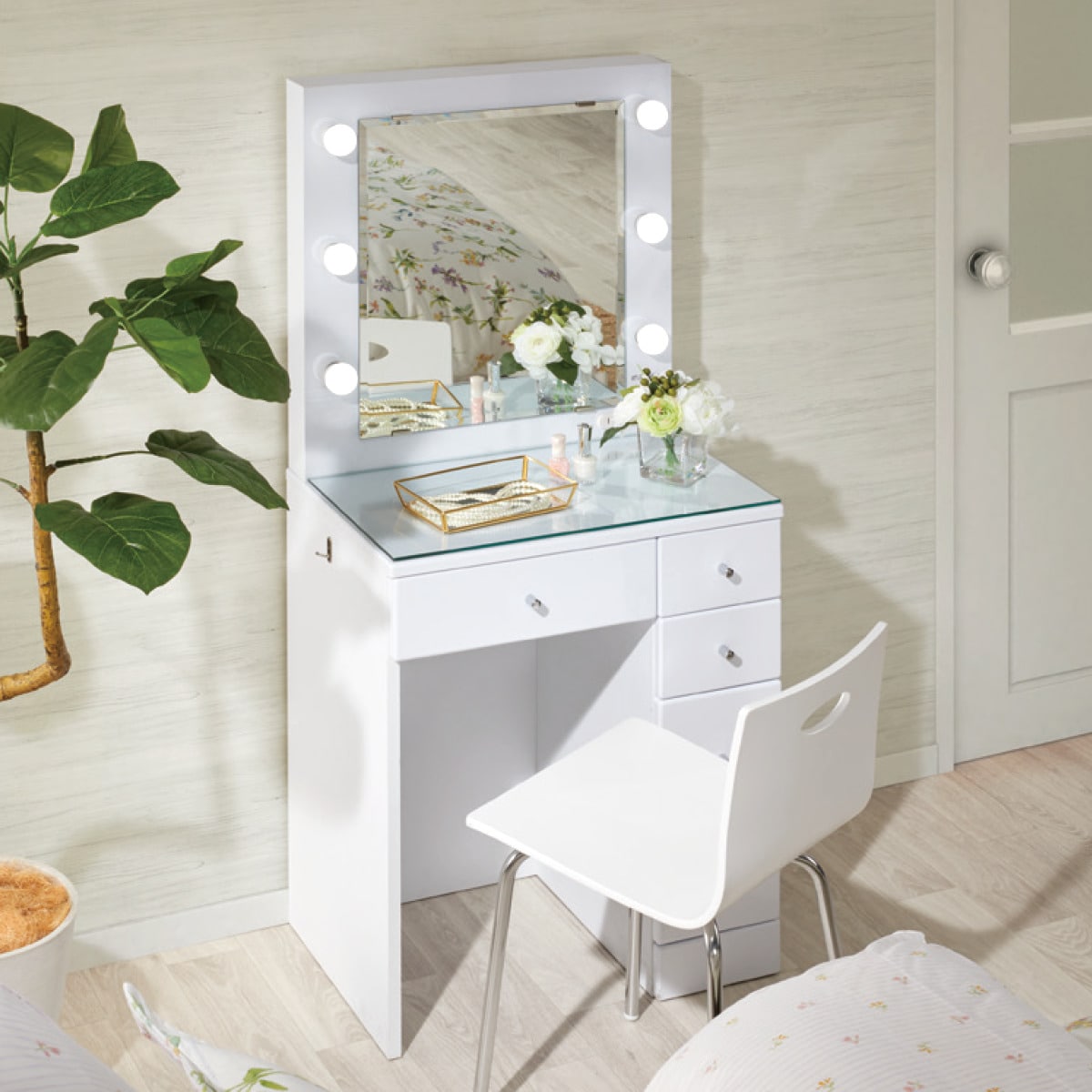 楽天市場】[幅60cm] ドレッサー (パヒューム) ニトリ 【配送員設置商品