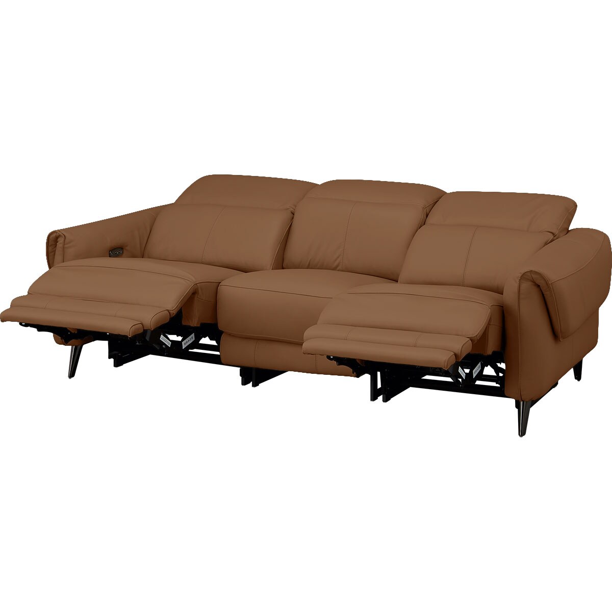 楽天市場】3人掛け 電動リクライニングソファ(LS04 3シート 革 NW