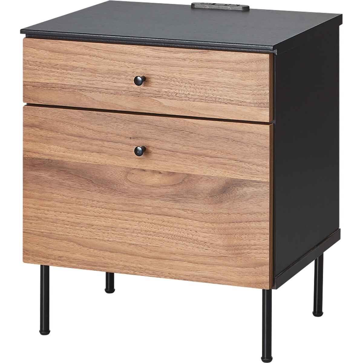 楽天市場】幅43cm サイドテーブル (モリーナ 2段) サイドテーブル