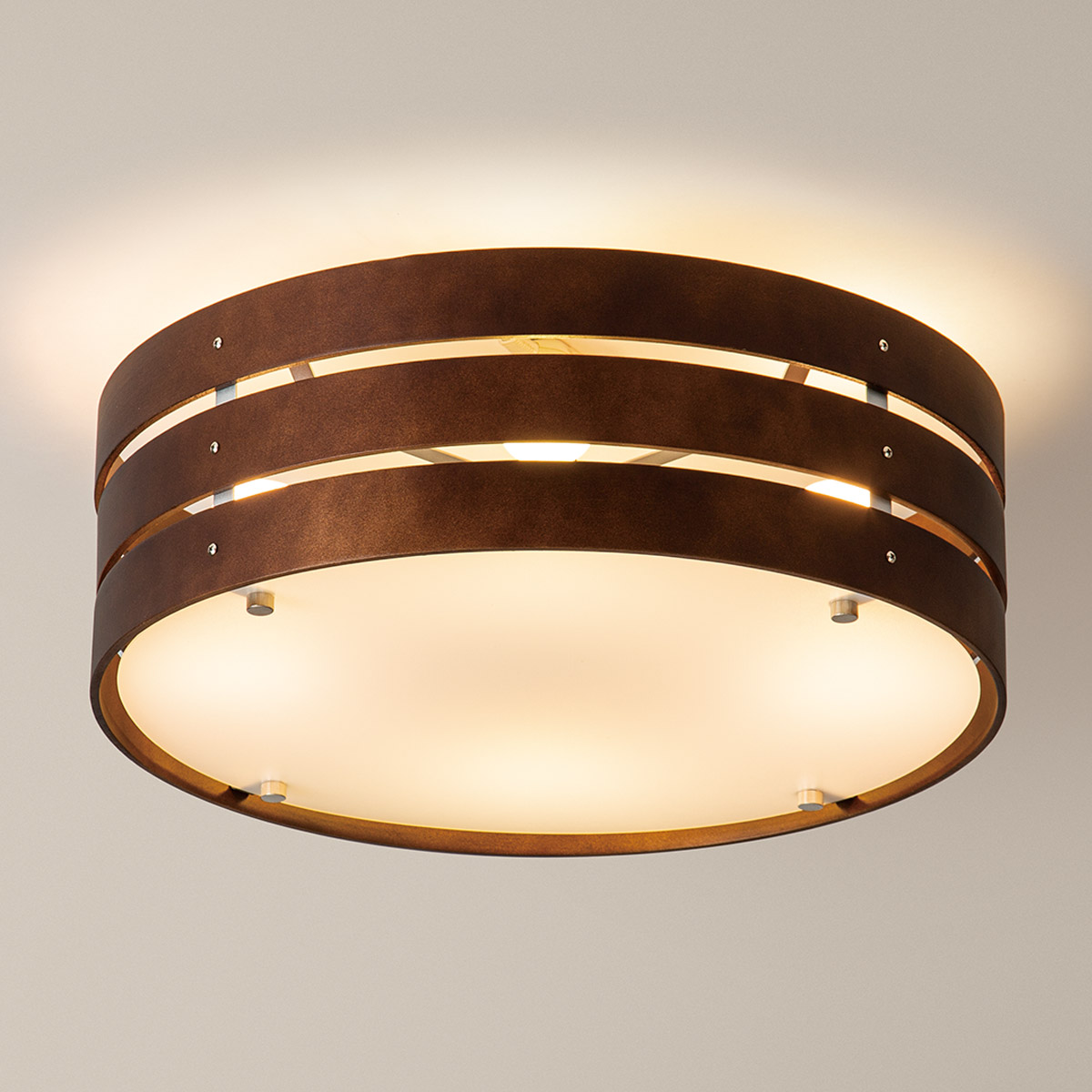 楽天市場】木製シーリングライト (HC002 ダークブラウン) ニトリ