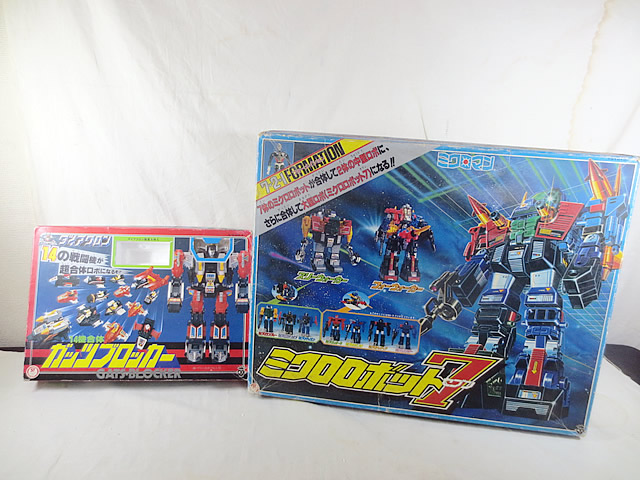 楽天市場】美品 タカラ ミクロマン ミクロロボット7 ダイアクロン 14機