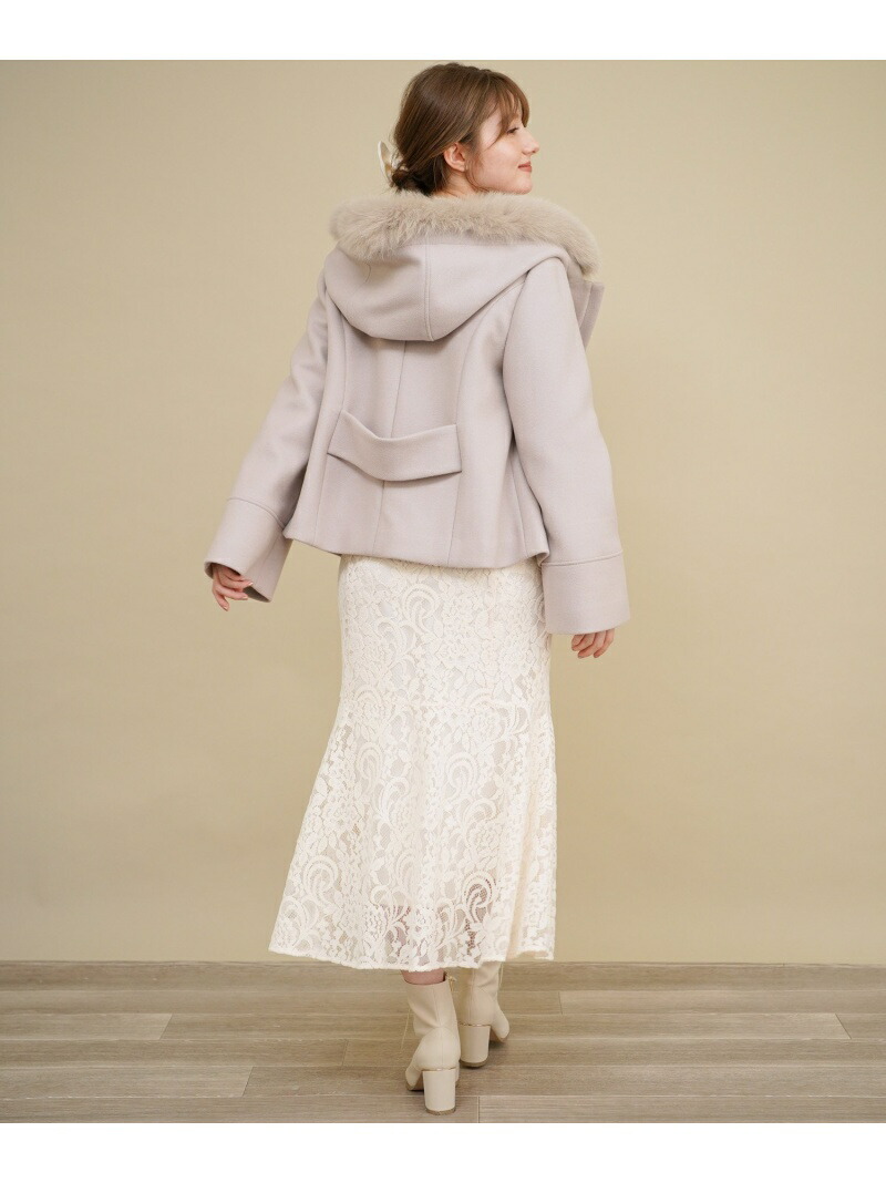 楽天市場】【SALE／70%OFF】ファー付ショート2WAYコート Noela ノエラ