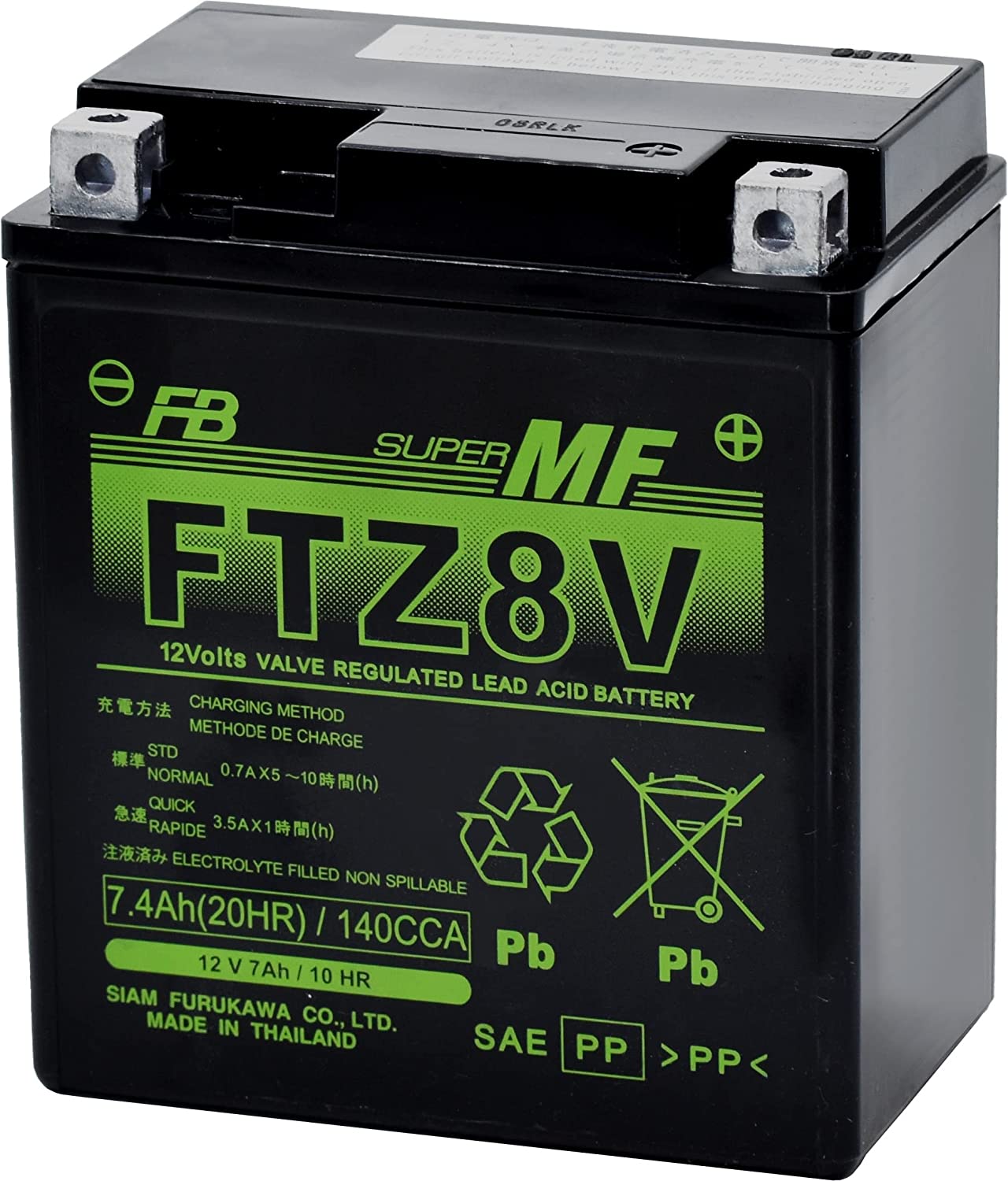 楽天市場】FTZ8V 古河電池 2輪用バッテリー Unleashシリーズ 液入り