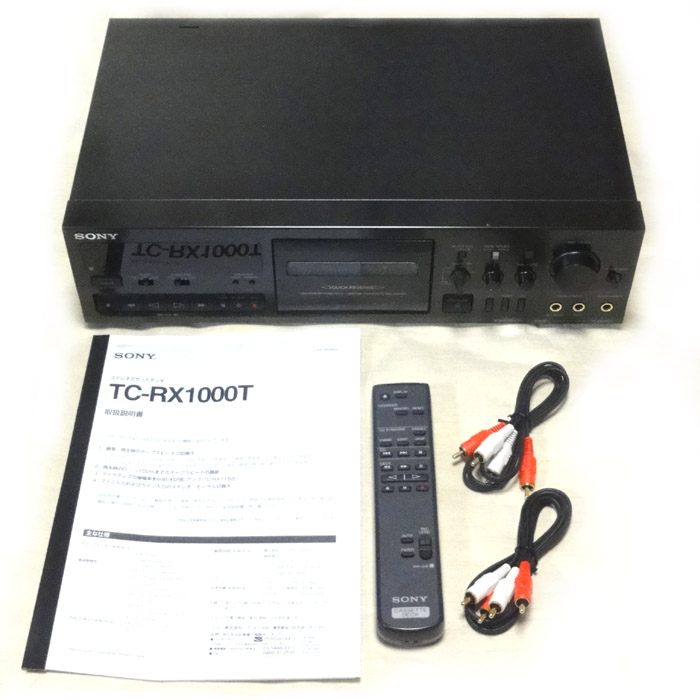 楽天市場】【中古】SONY TC-RX1000T オートリバースカセットデッキ