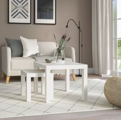 楽天市場】IKEA イケア LACK ラック サイドテーブル, ホワイト35x35