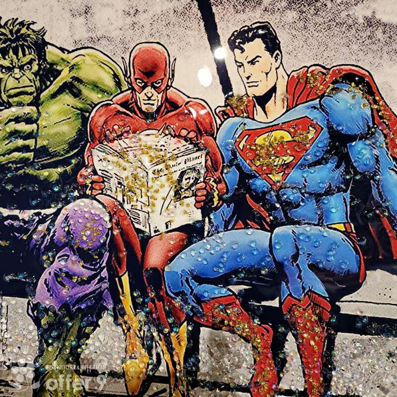 楽天市場】アートパネル 水晶絵 アートフレーム アメコミ マーベル