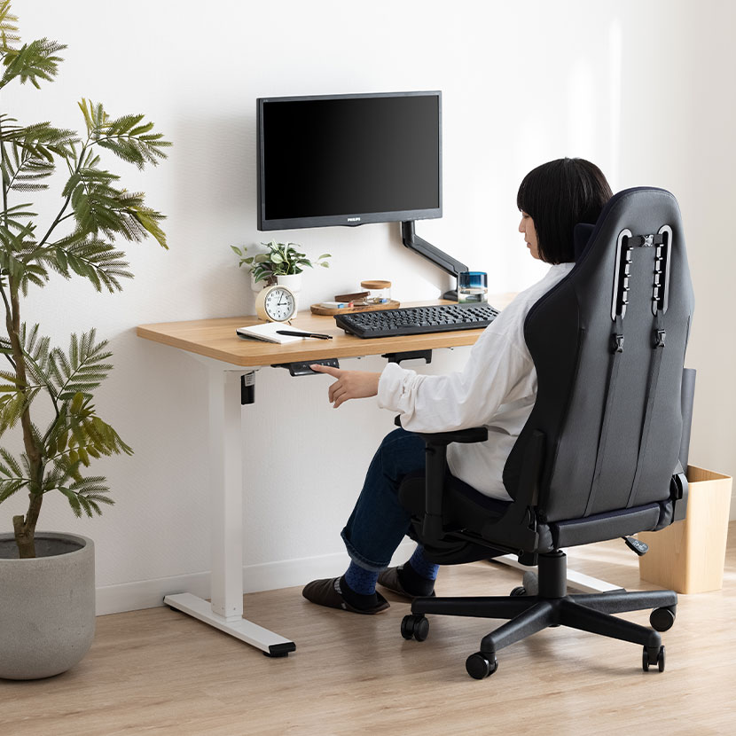 楽天市場】【法人様限定】電動昇降デスク W1000 シングルモーター 天板