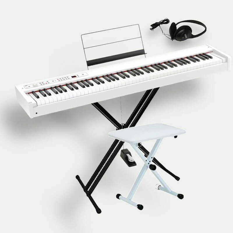 KORG D1 White 電子ピアノ ST-WLスタンド付き KORG D1 White 電子