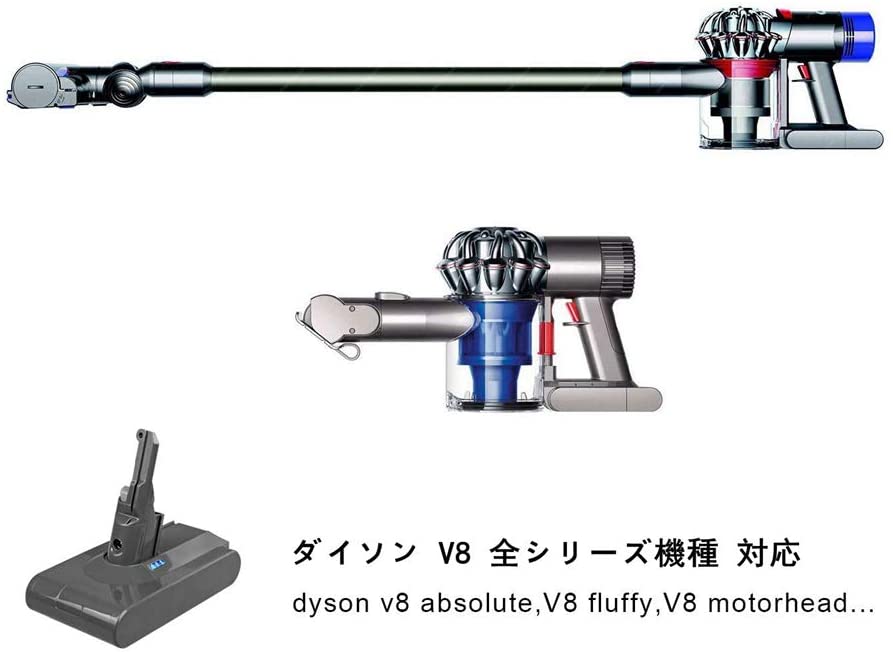 楽天市場】ダイソン V8 SV10 互換品 dyson V8-Fluffy Fluffy+