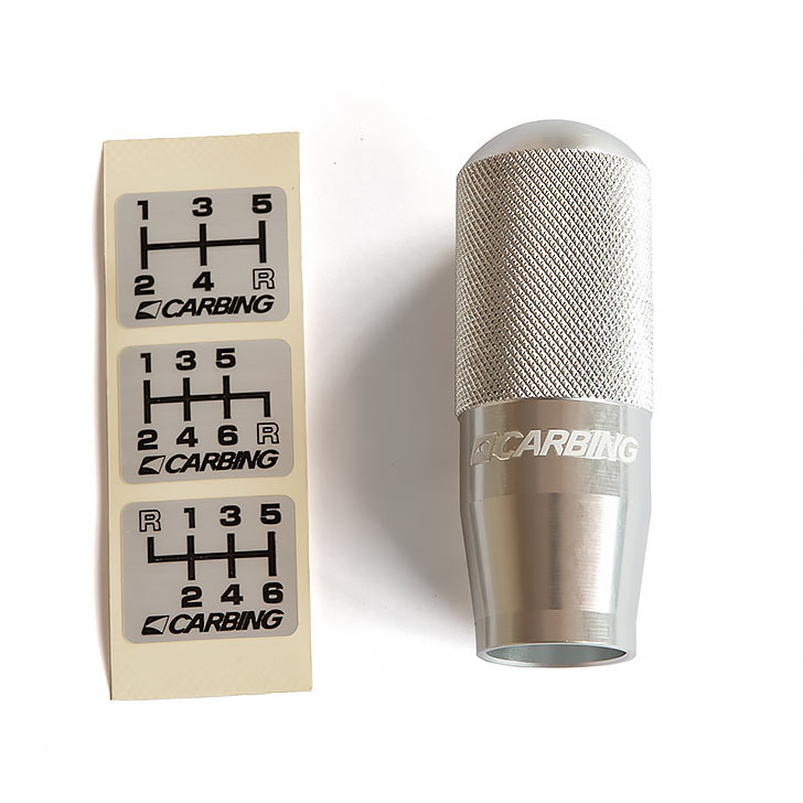 楽天市場】ハイグリップシフトノブ（シルバー/アルミ）：M10 x 1.25