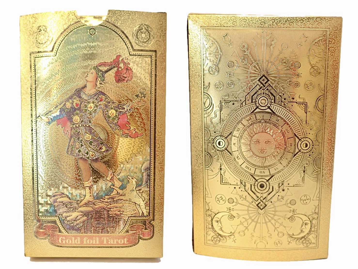 楽天市場】【送料無料】タロットカード ゴールド 美しい ウェイト版