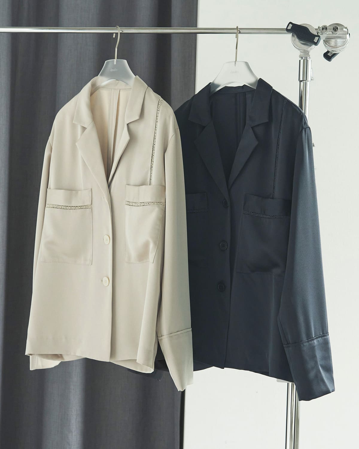 楽天市場】セール【30%OFF】anuke アンヌーク サテン テーラード