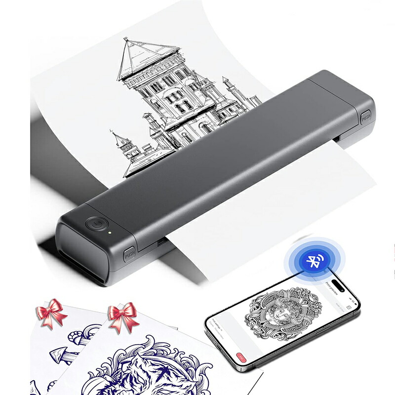 楽天市場】[レビュー特典] スマホ モバイルプリンター A4幅 Phomemo