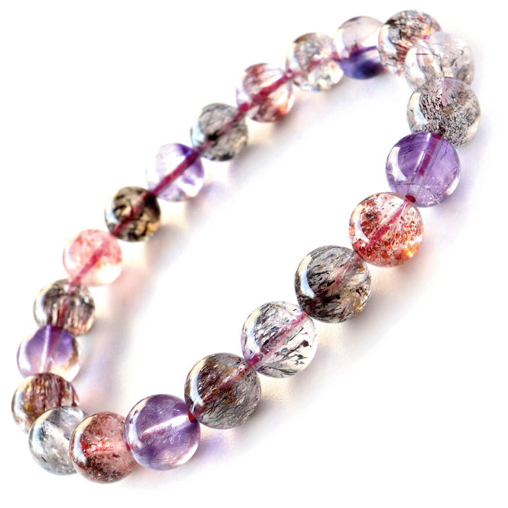 楽天市場】スーパーセブン ブレスレット 9mm AAA ブラジル産 マルチ