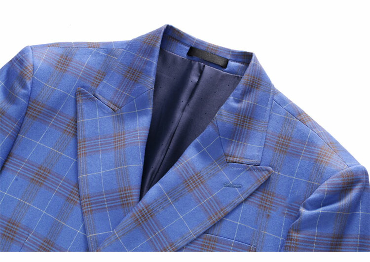 楽天市場】3ピーススーツ メンズ 紳士服 秋物 チェック柄 スリーピース